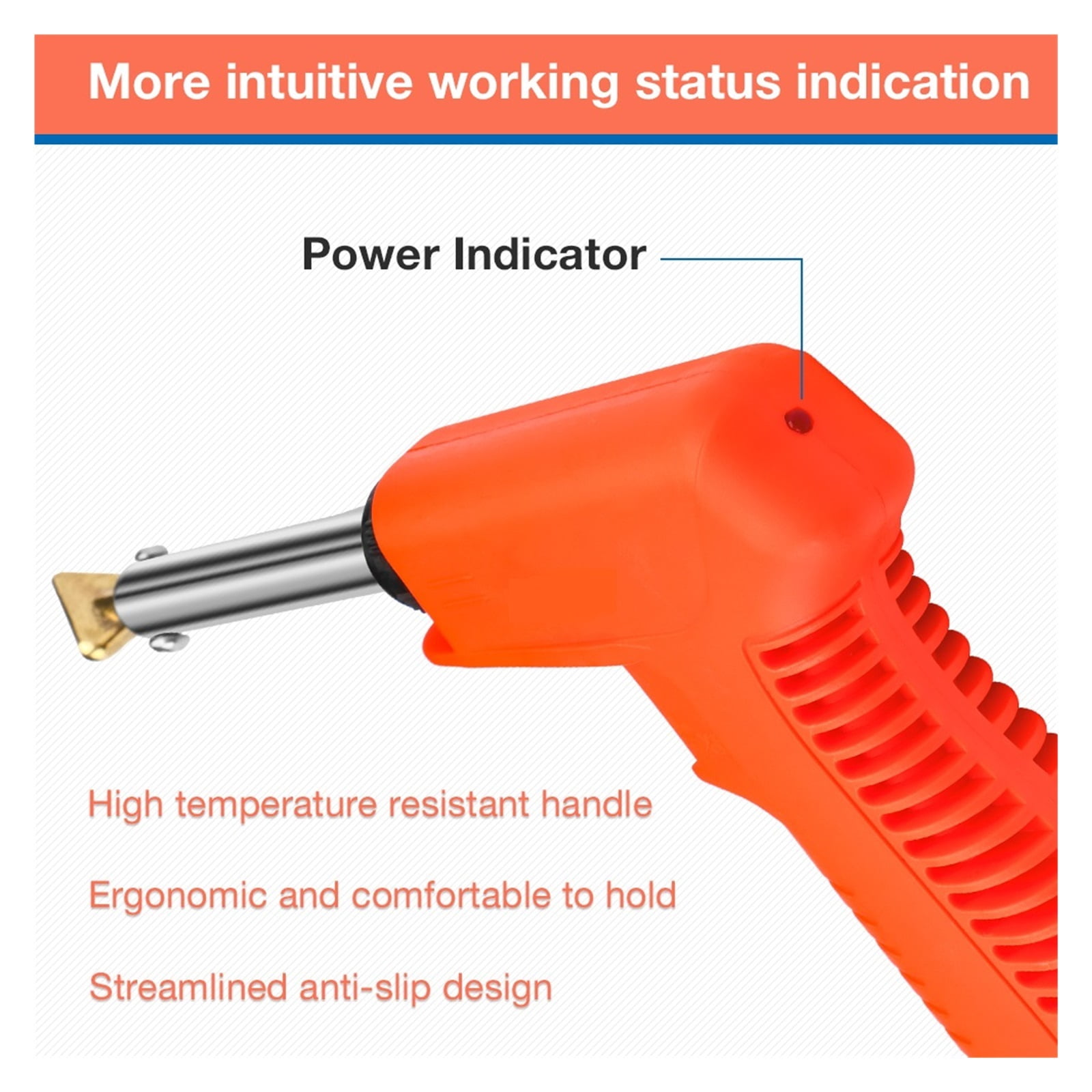 100W Car Bumper Repair Tools,Repair Soldering Iron, Leather Ironing Tools Plastic Welding Kit Electric Soldering Iron ,Power Tools