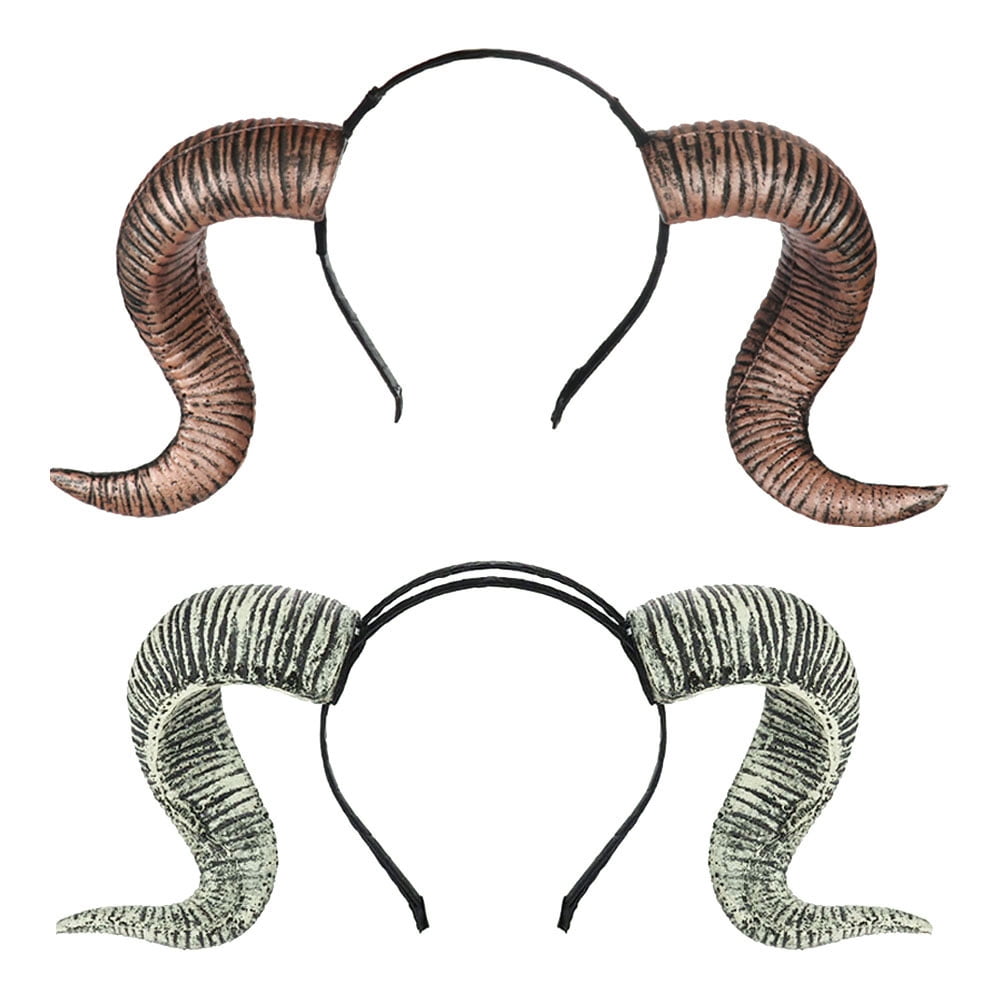Nuolux Horns Cosplay Headband Ram Headbandshorn Headdress Headpiecekidshair Accessories Goat