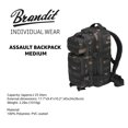 thumbnail image 3 of BRANDIT INDIVIDUAL WEAR Medium Dark Camo Backpack (8007-12004-OS), 3 of 3