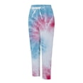 thumbnail image 6 of Bovemsi Womens Pants Women's Spring And Summer Casual 3D Printed Back Pocket Cotton Linen Tie Dye Loose Travel Pants, 6 of 9
