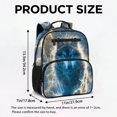 thumbnail image 7 of Jeiento Lightning Wolf 13.5 Inch Toddler Backpack, Preschool Bookbag with Front Pockets, Lightweight School Bag for Boys Girls Daycare Travel (Unisex), 7 of 7