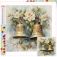 thumbnail image 1 of 5D DIY Cuentas Cuadradas Completas Kit Campanas Navidad Del 35x35cm, 1 of 9