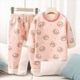 thumbnail image 4 of Gerichy Boys Girls Pajamas Toddler Pjs Set Cotton Fleece Kids Sleepwear 2 Piece Child Clothes Winter Loungewear Pajamas 18M-10T, 4 of 4