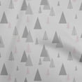 thumbnail image 1 of oneOone Cotton Poplin Light Gray Fabric Christmas Tree Sewing Craft Projects Fabric Prints By Yard 42 Inch Wide, 1 of 4