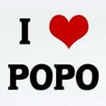thumbnail image 2 of CafePress - I Love POPO Infant Bodysuit - Baby Light Bodysuit, Size Newborn - 24 Months, 2 of 4