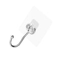 thumbnail image 1 of Injueey Ganchos fuertes de 10/5 Uds., ganchos autoadhesivos ajustables para colgar en la pared de la puerta, ganchos de succión para estante de carga Type5 NO5 Injueey HA003664-03, 1 of 6