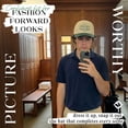 thumbnail image 2 of Two Tone Vintage Snapback Hat - Over Par & Under The Influence - Green/Beige, 2 of 7