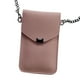 thumbnail image 1 of Bolso bandolera para mujer, bolso bandolera, cadena de piel sintética, pantalla táctil, bolsa de almacenamiento para teléfono, rosa claro Scienceny AP000967-01, 1 of 7