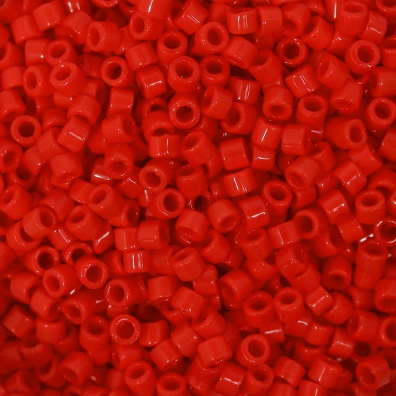 Miyuki Delica Seed Beads 11/0 "Opaque Dark Cranberry" Db723 7.2 Gr