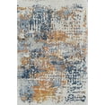 thumbnail image 2 of Rugs America Preston PS50A Sapphire Gold Splatter Transitional Vintage Blue Area Rug, 2'6" x 8', 2 of 5