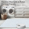 thumbnail image 5 of ODIKA 4'x6' Machine Washable Non-Slip Area Rug, Modern Interlocking Maze with Subtle Gradient Accents High Traffic Rug with Pad, Multi, 494648, 5 of 8