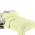 thumbnail image 1 of 100% Egyptian Cotton 5PCs Duvet Set - Solid (Ivory, Twin/Twin XL), 1 of 5