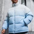 thumbnail image 6 of Dovford Mens Winter Padded Jackets Full Zipper Windproof Jacket Coat, 6 of 6