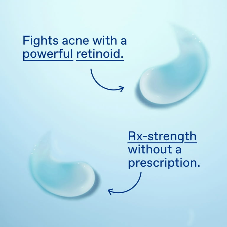 Differin Acne Treatment Gel, Retinoid Treatment with 0.1% Adapalene, 1.6oz (45g) Pump