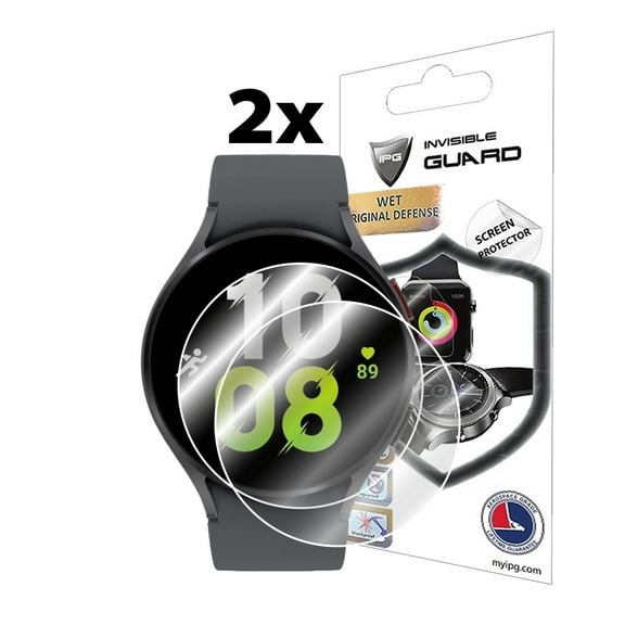 IPG for Samsung Galaxy Watch 5 44 mm Watch Screen Protector (2 Units) Invisible Ultra HD Clear Film Anti Scratch Guard-Smooth/Self-Healing/Bubble -Free for Watch 5 44 mm