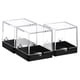 thumbnail image 3 of ColoMX Cajas transparentes de 3 uds., vitrinas de muestras minerales, contenedor de almacenamiento de joyas, 3 of 7
