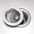 thumbnail image 2 of 2 Pack Kitchen Sink Strainer, Stainless Steel Drain Cover, Anti Clogging Mesh Drain Strainer for Kitchen Sinks Drain, Large Wide Rim 4.5" Diameter, 2 of 3