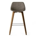 thumbnail image 5 of WyndenHall  Cacey Mid Century Modern Bentwood Counter Height Stool (Set of 2) - 20.7'' x 21.1'' x 36.6 Distressed Grey Natural Finish Counter Height, 5 of 5