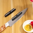 thumbnail image 2 of Knife Sharpening Guide Sanding Aid Angle Guide Sharpening Stone Sharpening Tools 2 Pieces Black, 2 of 7