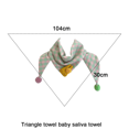 thumbnail image 2 of Children Scarf Toddler Triangle Towel Baby Scarf Warm Shawl, 2 of 5