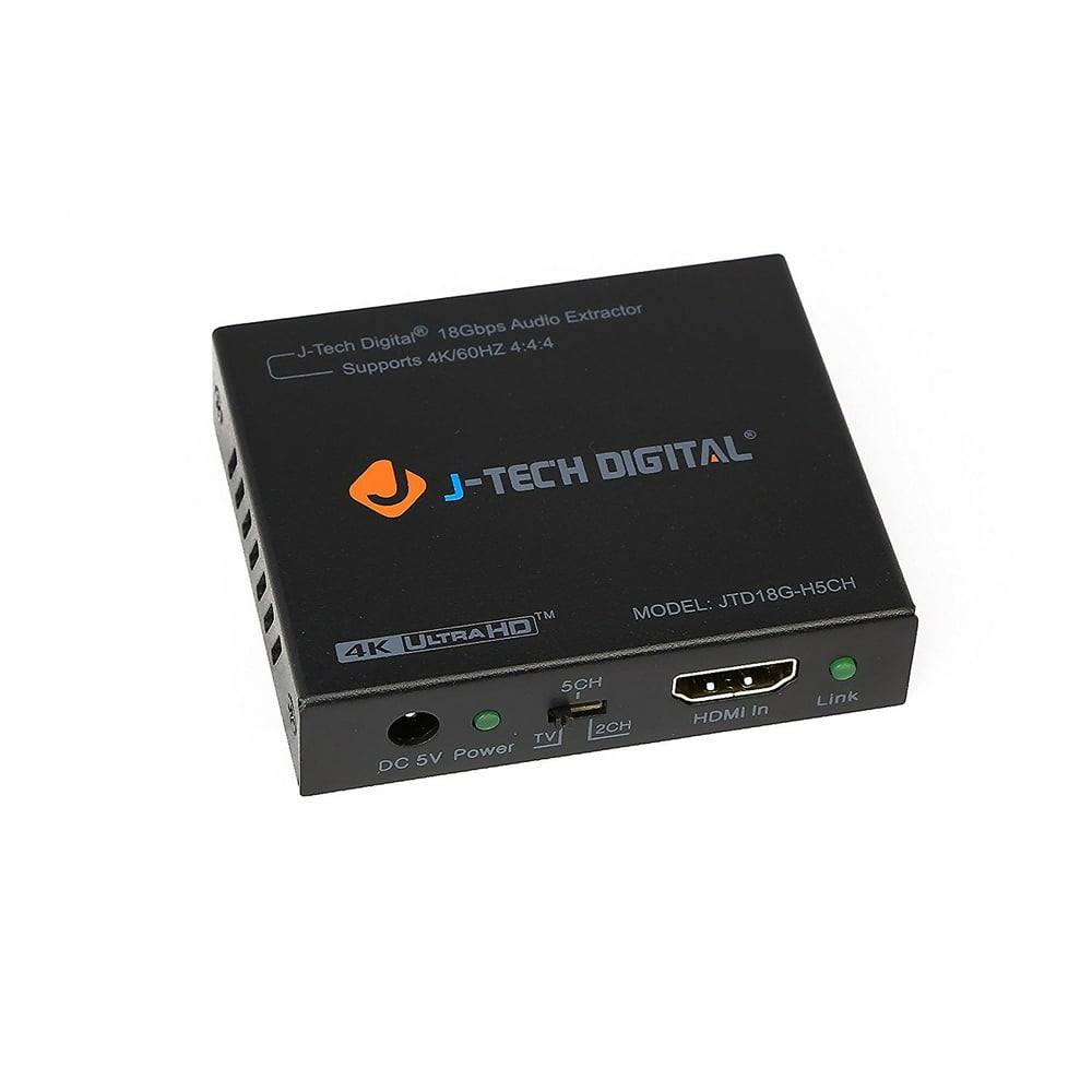 JTech Digital 4K 60HZ HDMI Audio Extractor Converter SPDIF + 3.5MM