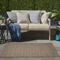 thumbnail image 4 of Nourison Tulum 3' x 5' Brown Outdoor Rug, 4 of 10