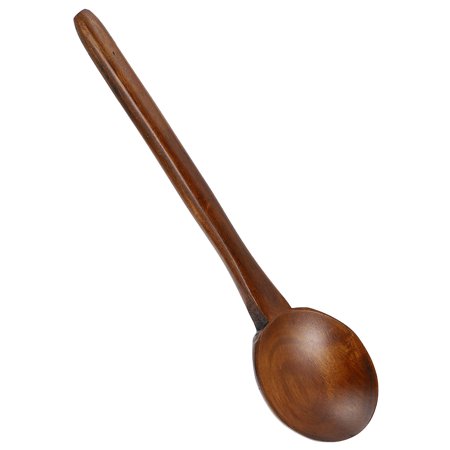 OUNONA Coffee Synthetic Material Wooden Spoon for Kitchen Use Suitable for Home and Restaurant 7.8 Inches