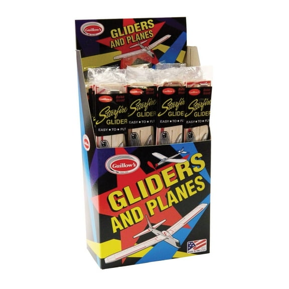 Guillow's #35 Starfire 24-Piece Wholesale Display Pack, Flying Toys  GUI-35DIS