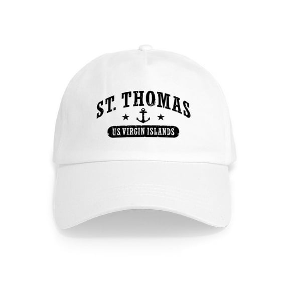CafePress - St. Thomas Cap - Adjustable 100% Brushed Unisex Casual Cotton Baseball Cap, Beige, 1