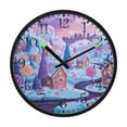 thumbnail image 2 of Voice Activated Clock with Glow Light 12 Inch Large Silent Wall Clock Battery Operated for Home Decor Whimsical Candyland Scene, 2 of 8