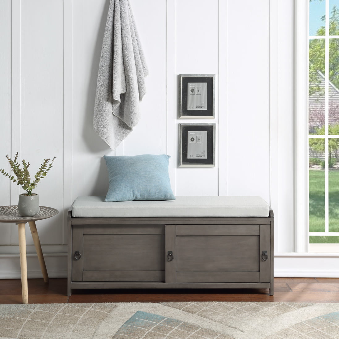 Entryway Bench With Storage Drawer