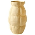 thumbnail image 2 of GROWTH TANK Ceramic Vase Flower Container Decorative Vase for Office Dining Table Decoration Yellow, 2 of 9