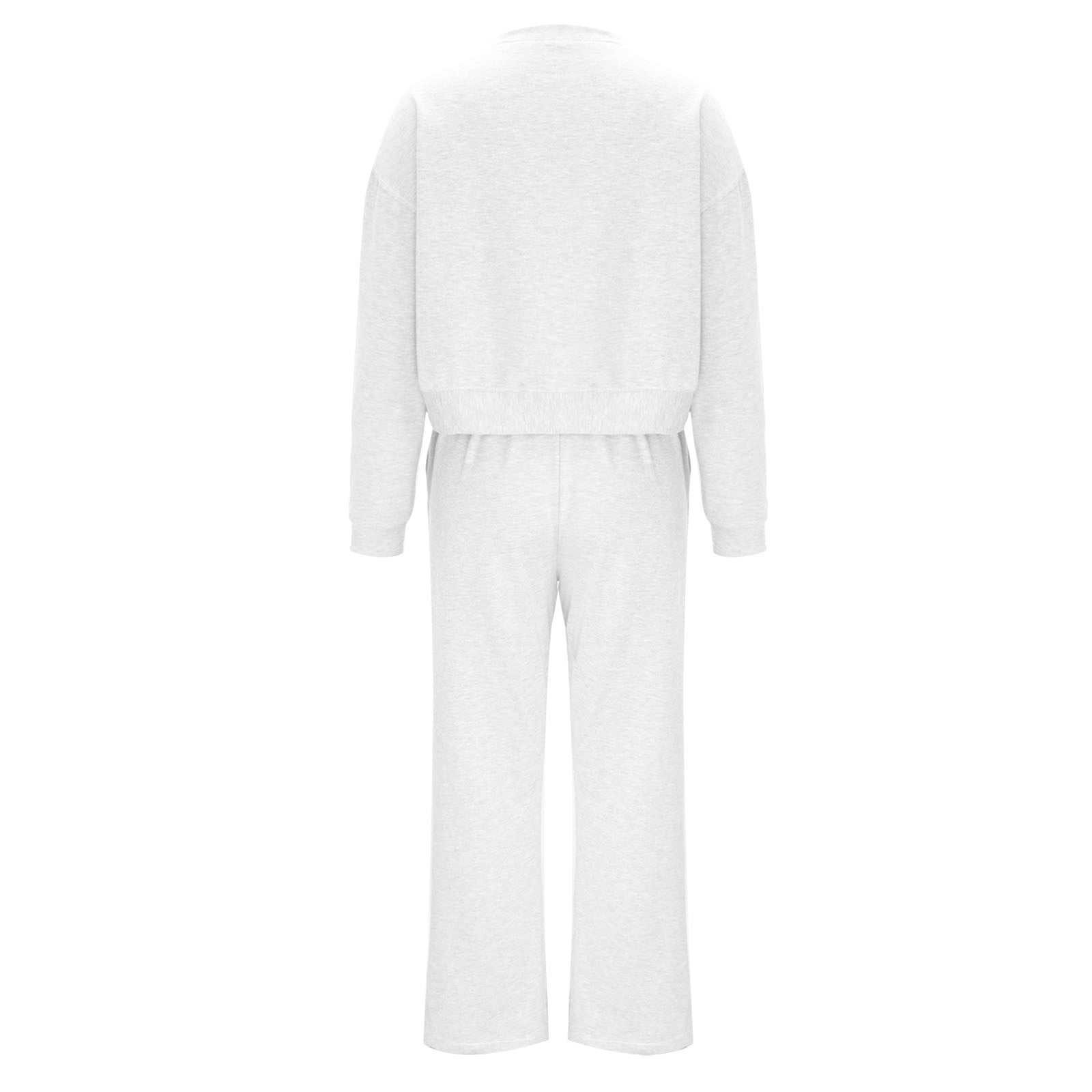 Sweatsuit 2pcs Set for Women Casual Tracksuit Playsuit Long Sleeve - Main Image