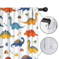 thumbnail image 4 of Blackout Kids Curtains,Colorful Dinosaurs Bones Pattern Childrens Insulated Curtains Set Of 2,Bedroom Essentials,Toddler Room Decor 52"x84", 4 of 5