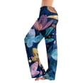 thumbnail image 2 of PEXLYCLU Parachute Pants Woman, Boho Pants for Women, Boho Pants, Boho Pants for Women - Hippie Harem Pants Women - Womens Yoga Pants – Comfy Bohemian Flowy Hippie Clothes, Purple XL, 2 of 5