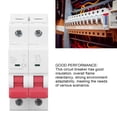 thumbnail image 4 of 2P Miniature Circuit Breaker High Breaking Capacity 6KA 400V Air Switch DIN Rail Mount Circuit  Disconnect Switch Isolator for Industrial Commercial, 4 of 8