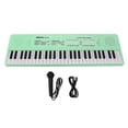 thumbnail image 1 of 54 Key Electronic Piano Keyboard with Wired Microphone Support Recording Multifunction Kids Electronic Piano Music Keyboard Green, 1 of 4