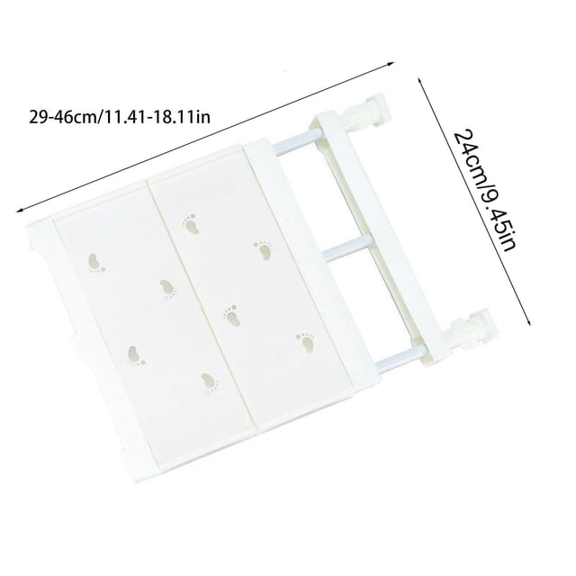Organisateur de Garde-Robe Extensible pour Hommes et Femmes, Tablette de Rangement en Métal Ajustable, Séparateur à Étages Rétractable pour Armoires et Garde-Robes