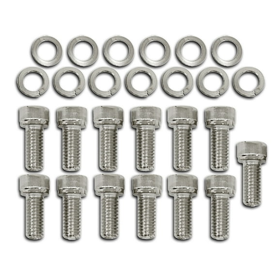 Cobra-tek Fits GM Turbo Hydramatic THM350 - THM400 Transmission Pan Bolt Kit 13 Pcs