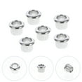 thumbnail image 4 of MasteelfCA 6pcs Vintage Guitar Tuning Pegs Tuner Machine Heads Conversion Bushings Adapter Ferrules External Diameter 8mm Inner Diameter 6mm GC901 (Silver), 4 of 7