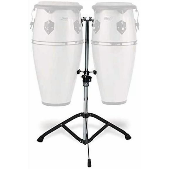 Toca PSDCS Players Series Double Conga Stand, Chrome & Black