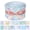 Blue, variant on Jelly Roll Fabric Strips, 40Pcs 100% Cotton Precut Quilting Fabric Bundle, 2.5" x 39" Floral Patchwork Roll for Sewing and DIY Crafting