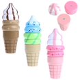 thumbnail image 2 of Strawberry Comida de madera, simulación magnética para jugar, helado conectado, juguete de regalo para niños y niños, 2 of 5