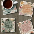thumbnail image 3 of Thirstystone Lovely Scripture 4-Pack Assorted Tumbled Tile Coasters, 3 of 7
