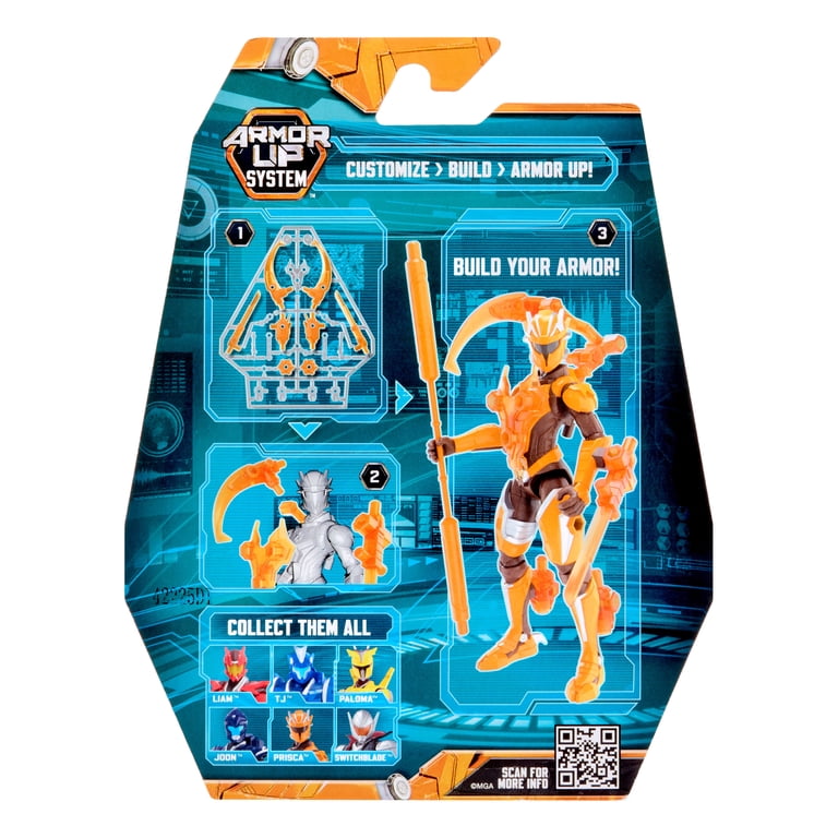 Armorsaurs Raptor Pilot (Prisca Silva) Action Figure Toy, 3.75