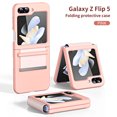 thumbnail image 1 of Nalacover Case for Samsung Galaxy Z Flip5 Skin-Friendly Soft Hinge Protection Cover, Plain Full Coverage Shockproof Non-Slip Lens Protection Slim Lightweight Case for Samsung Galaxy Z Flip5,Pink, 1 of 7