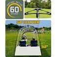 thumbnail image 5 of Pod  Weather  Tent, Outdoor Pop Up Bubble Clear 540? View Winter Tent for 1-2 Person,  Cold Weather Shelter with Rainfly for Soccer, Football, Softball & Other  Events, 5 of 5
