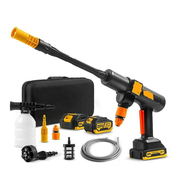 200Bar High Pressure Car Wash Washer Gun Foam Generator Water Gun Spray Cleaner Car Washing Machine For 18V Battery ,Easy Use