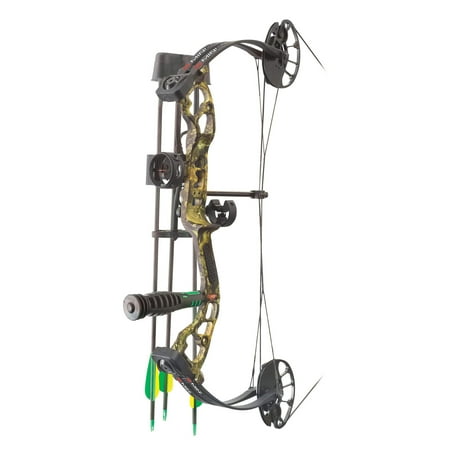 PSE Archery 2018 Mini Burner Youth RH Compound Bow 40 Lbs Mossy Oak Country