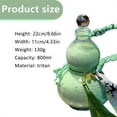 thumbnail image 3 of Clearance Glass&Bottle under $20 Gourd Water Bottle 500ml Gourd Style Clear Tritan Water Bottle(with Strap Waist Rope Cup Brush Charm DIY Sticker) Reusable Water Flask Screw Top Leak Proof Sport, 3 of 6
